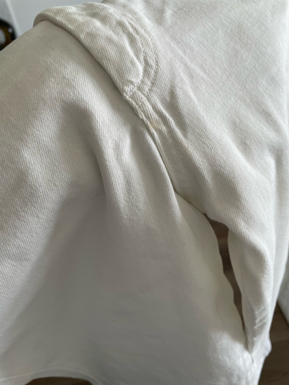 AGOLDE High-Rise Pinch Straight Leg Jeans in White - Picture 7 of 7